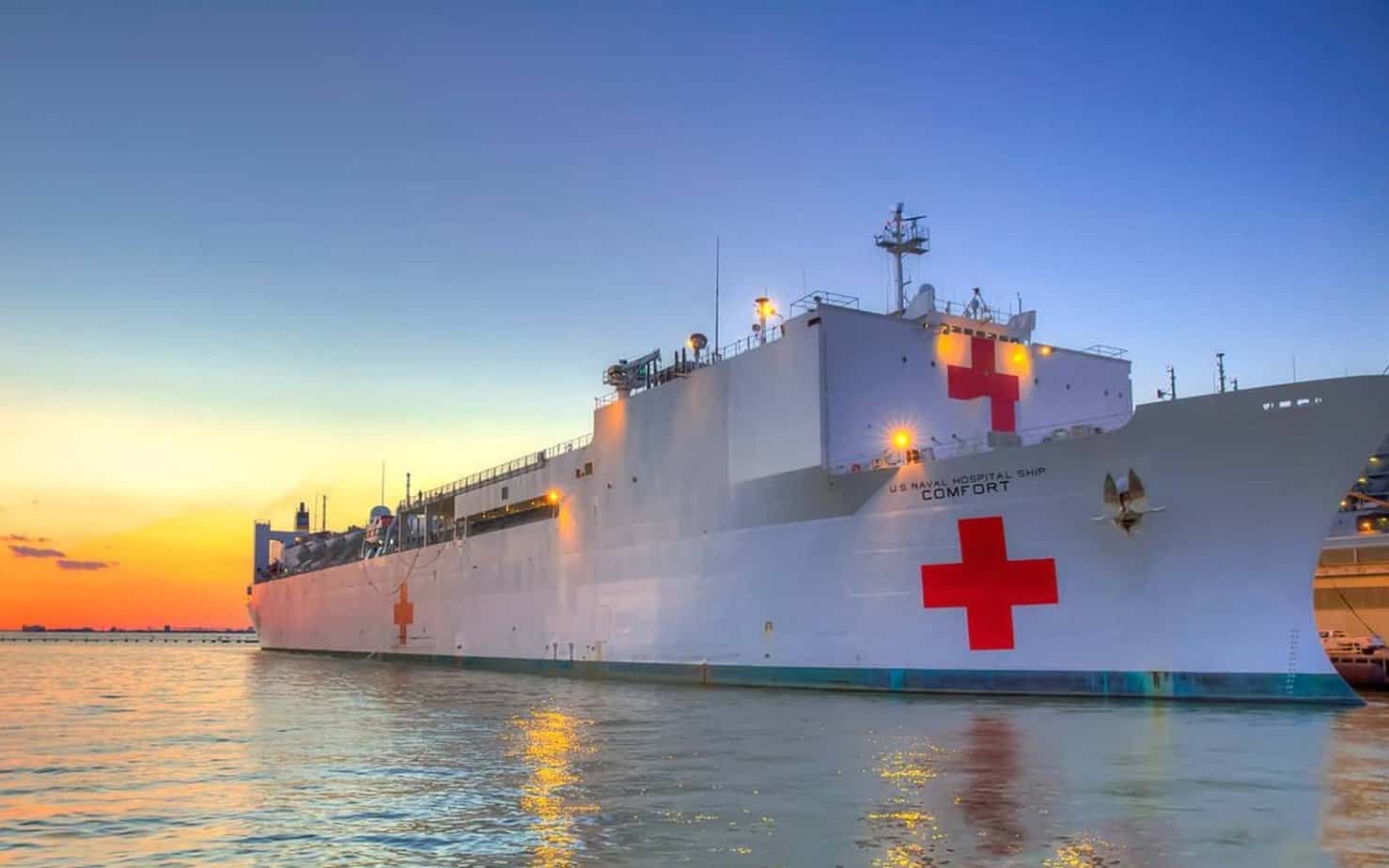 Last Patient Discharged from USNS Comfort