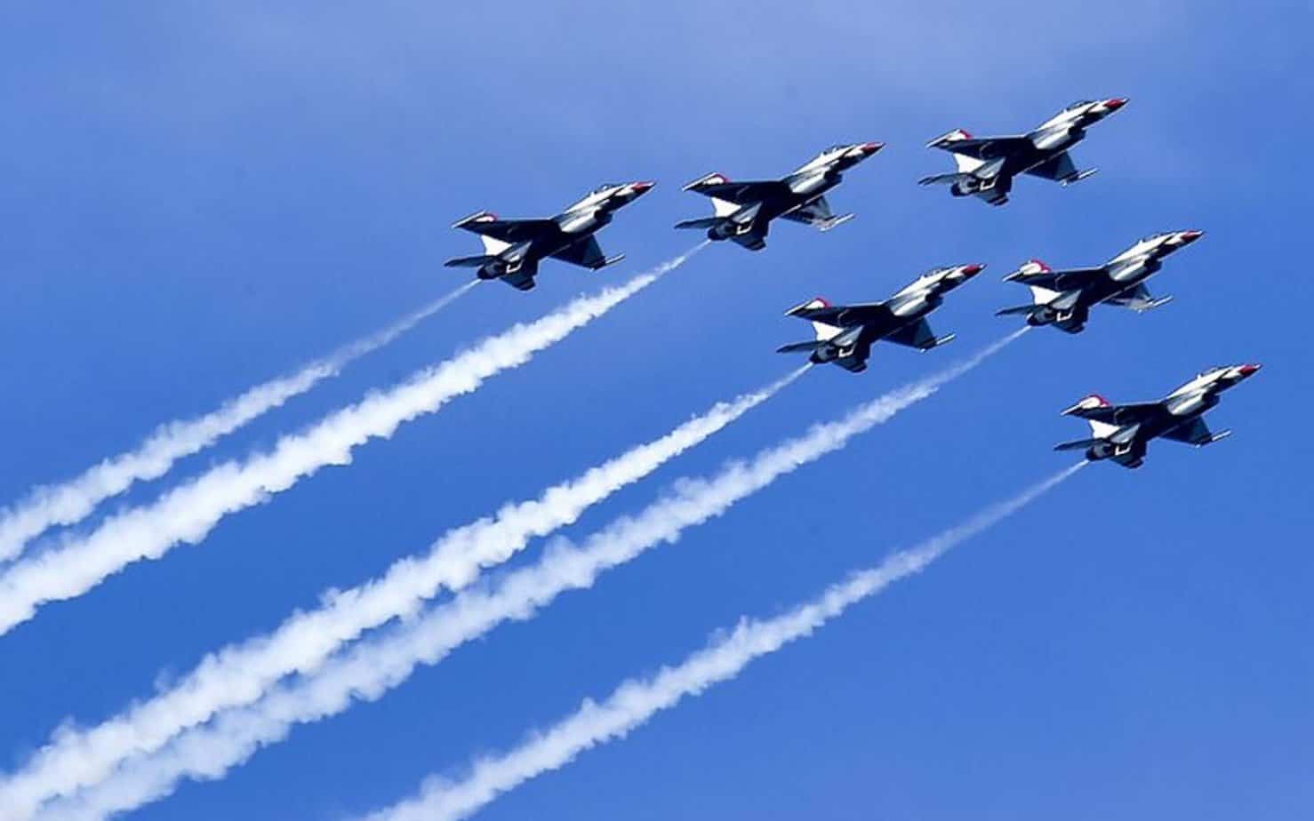 Military Stages Nationwide Flyovers to Support Frontline Workers